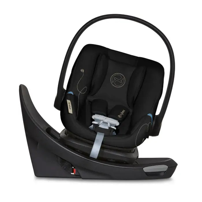 Cybex Aton G Swivel Moon Black - with Sensorsafe