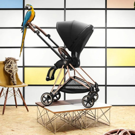 Cybex Mios3 - Matte Black Frame w/ Sepia Black Seat (ONE BOX)