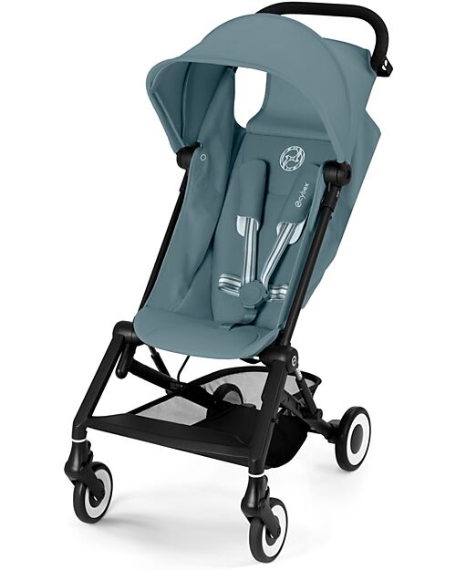 Cybex Agis Travel Stroller - Black/Stormy Blue
