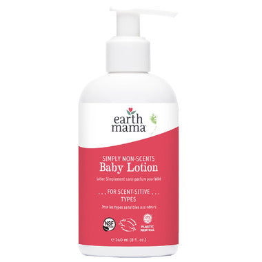 Earth Mama Baby Natural Non-Scents Baby Lotion 240ml