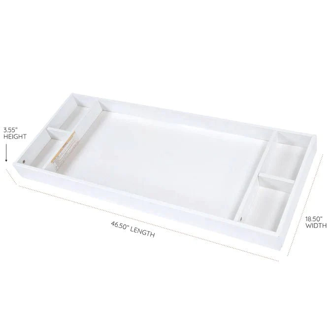 Dadada 48" Painted Changing Tray - White