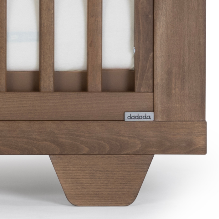 Dadada Spirit 8-in-1 Convertible Crib - Walnut