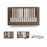 Dadada Spirit 8-in-1 Convertible Crib - Walnut