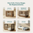 Dadada Spirit 8-in-1 Convertible Crib - Walnut