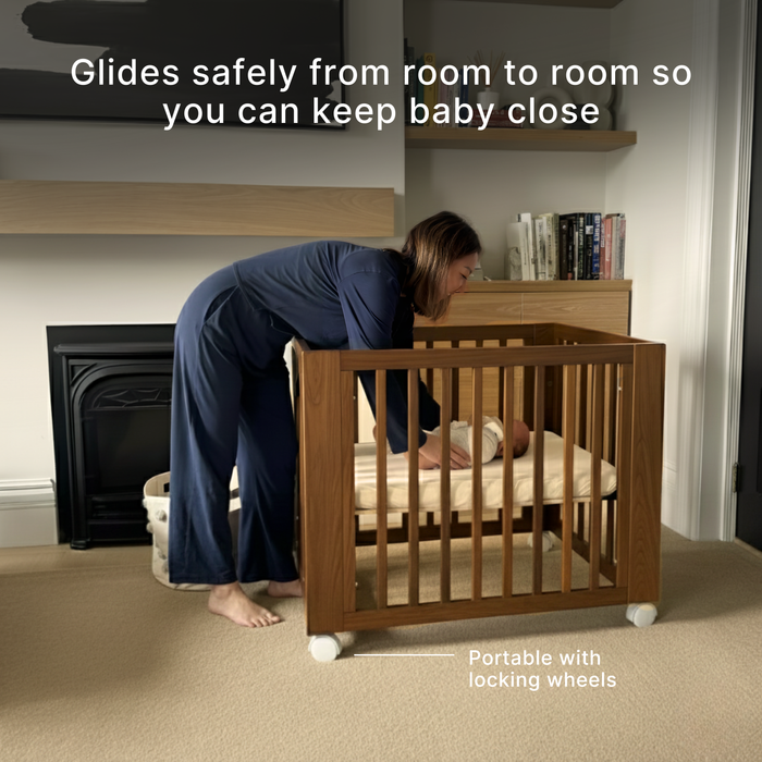 Dadada Spirit 8-in-1 Convertible Crib - Walnut