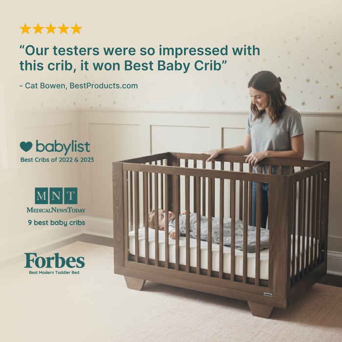 Dadada Spirit 8-in-1 Convertible Crib - Walnut