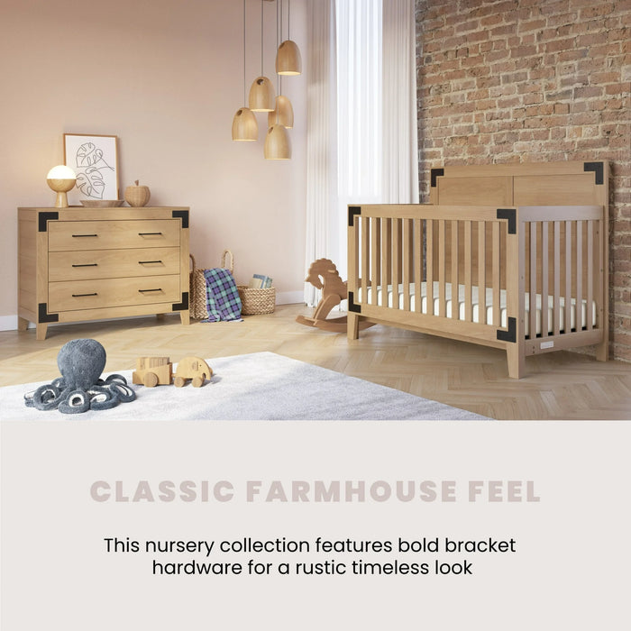 Child Craft Lucas 4-in-1 Crib - Nutmeg
