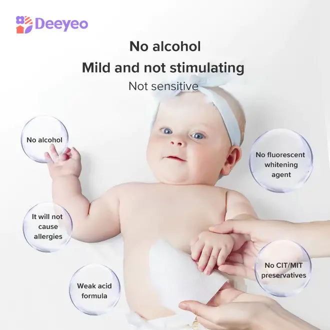 Deeyeo Children's Sanitary Wipes 10pcs