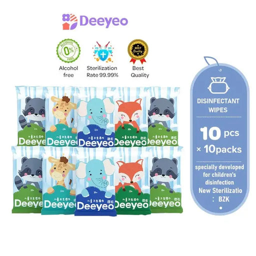 Deeyeo Children's Sanitary Wipes 10pcs