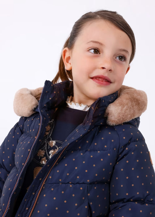 Mayoral Polk Dots Jacket - Marino 4411