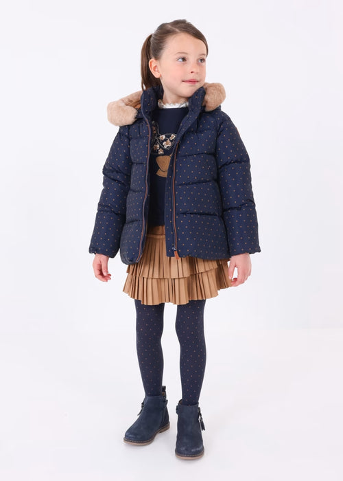 Mayoral Polk Dots Jacket - Marino 4411
