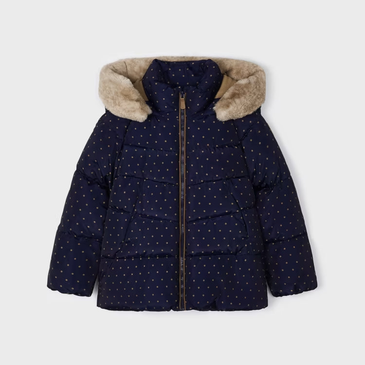 Mayoral Polk Dots Jacket - Marino 4411