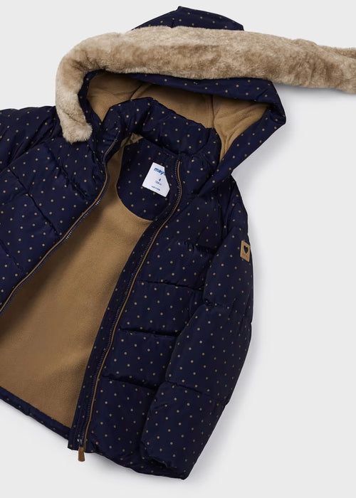 Mayoral Polk Dots Jacket - Marino 4411