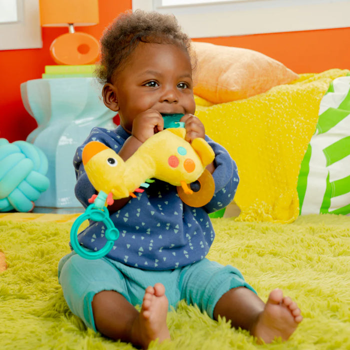 Bright Starts Safari Soother Rattle & Teether Toy