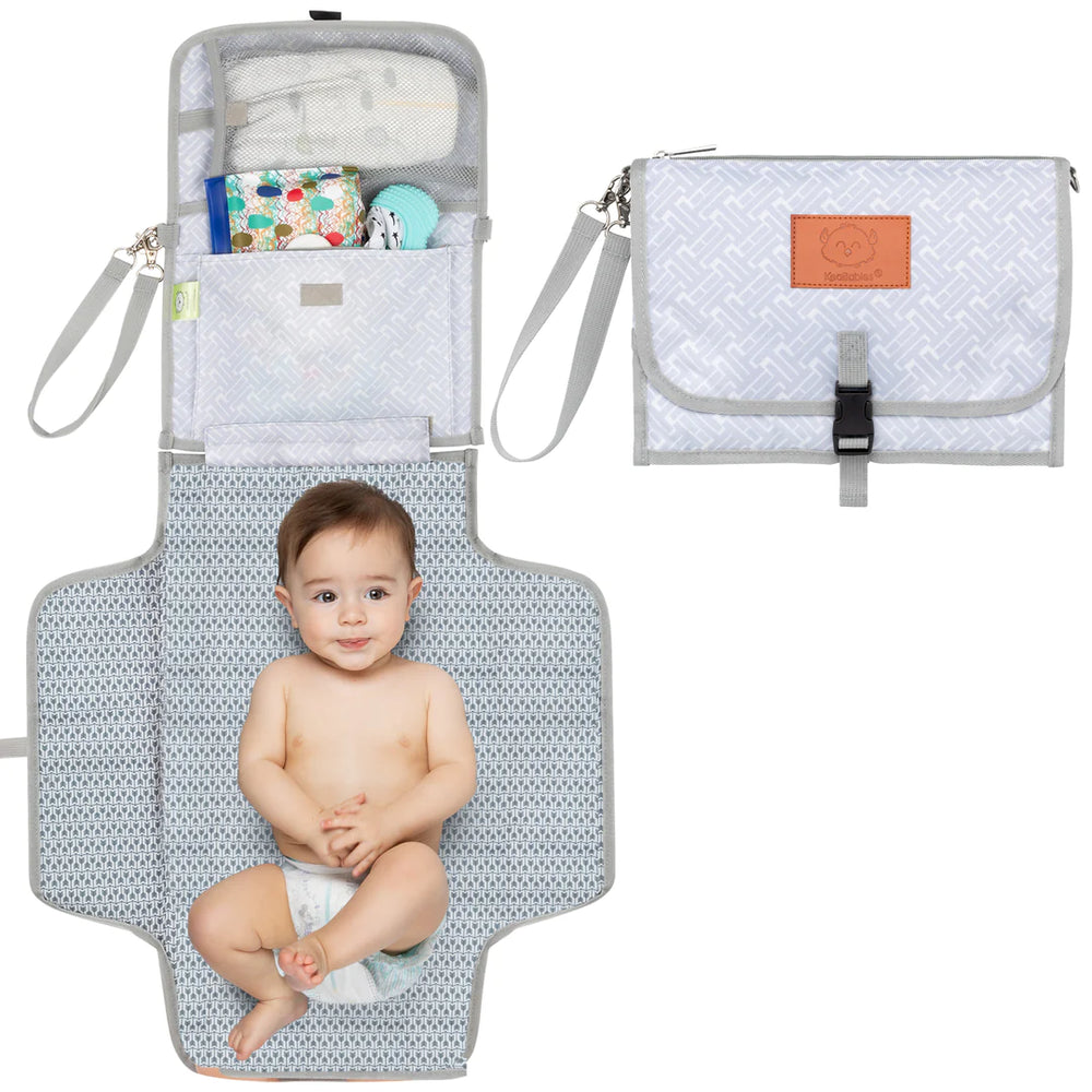 KeaBabies Ezee Diaper Changing Pad - Gray Mod