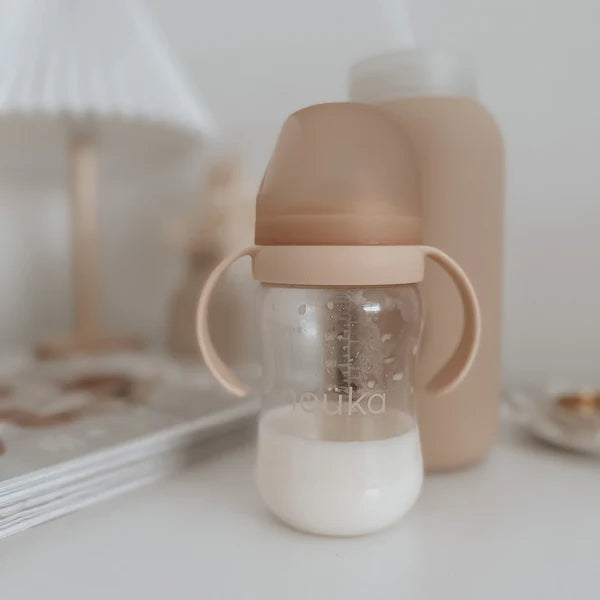 Nouka Transitional Baby Bottle 8oz - Soft Blush 0M+