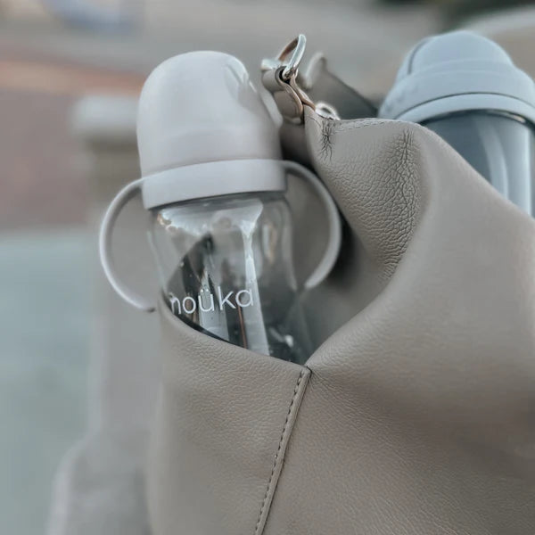 Nouka Soft Spout Sippy Cup 8oz - Soft Sand 4M+