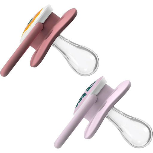 Dr Brown's Advantage Pacifer Stage1- Lavender Love and Glow In Dark Coral Ocean