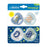 Dr Brown's Advantage Pacifer Stage1- Blue Sunrise And Glow In The Dark Purple Nature