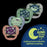 Dr Brown's Advantage Pacifer Stage1- Blue Sunrise And Glow In The Dark Purple Nature