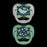 Dr Brown's Advantage Pacifer Stage1- Blue Sunrise And Glow In The Dark Purple Nature