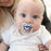 Dr Brown's Advantage Pacifer Stage1- Blue Sunrise And Glow In The Dark Purple Nature