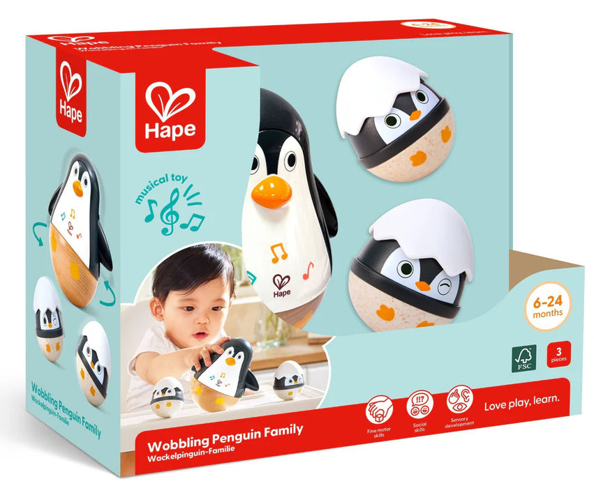 Hape Wobbling Penguin Family E0136