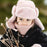 Calikids Winter Fur Aviator Hat - Rose W2523
