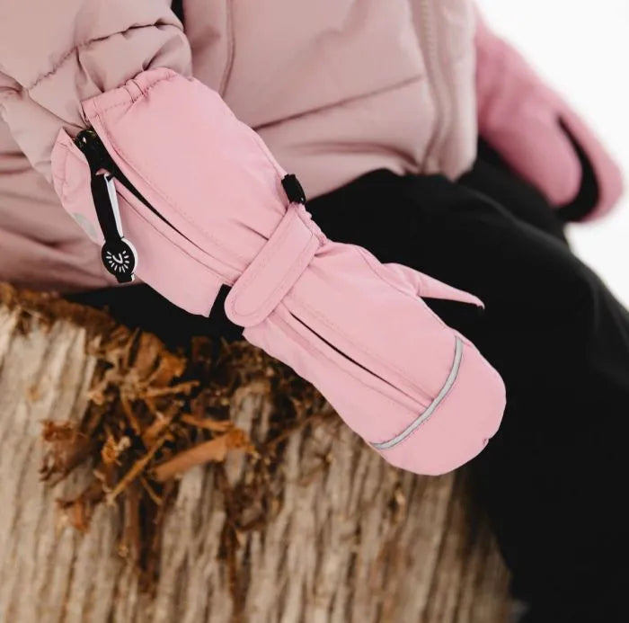 Calikids Front Zip Waterproof Mitten - Pink Lilas