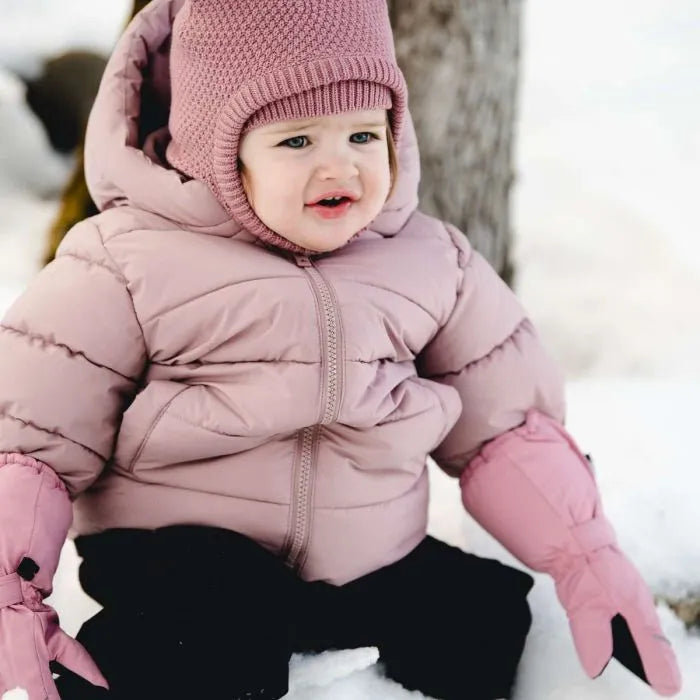 Calikids Front Zip Waterproof Mitten - Pink Lilas