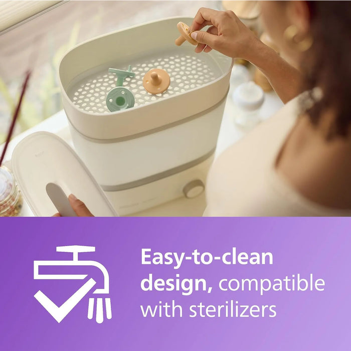 Avent Soothie Pacifier 2pk 0-3M - Yellow/Cyan