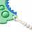 Itzy Ritzy Pop Teether - Green Dino