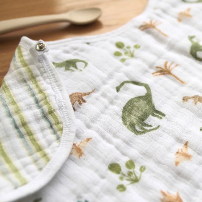 Aden + Anasis Muslin Burpy Bib - Dino Jungle