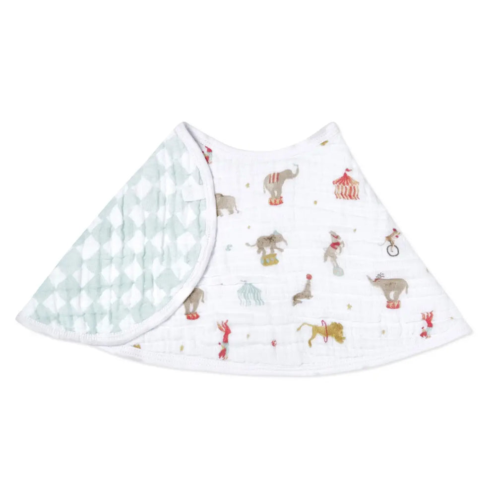 Aden + Anasis Muslin Burpy Bib - Elephant Circus