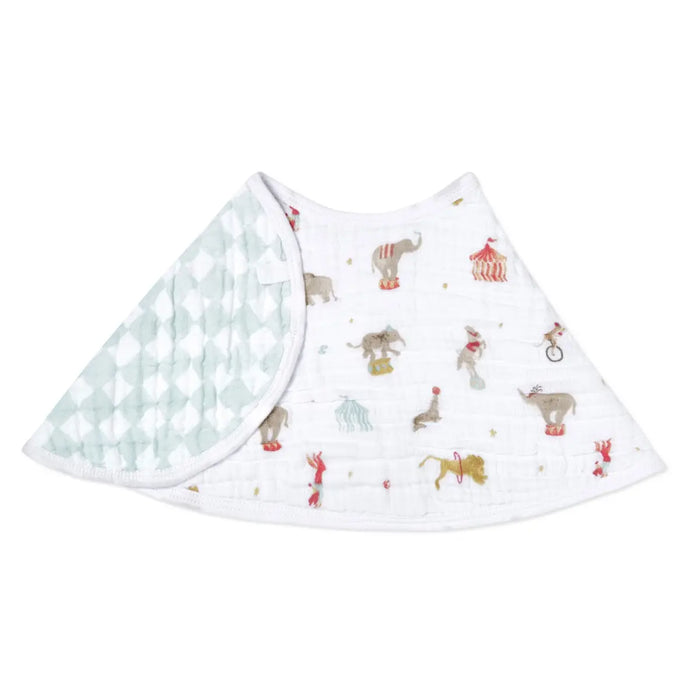 Aden + Anasis Muslin Burpy Bib - Elephant Circus