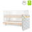 Dadada Bliss Crib (White/Natural) + Simmons Fresh Mattress Bundle