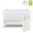 Pali Botticelli Crib (White) + Simmons Cocoon Mattress Bundle