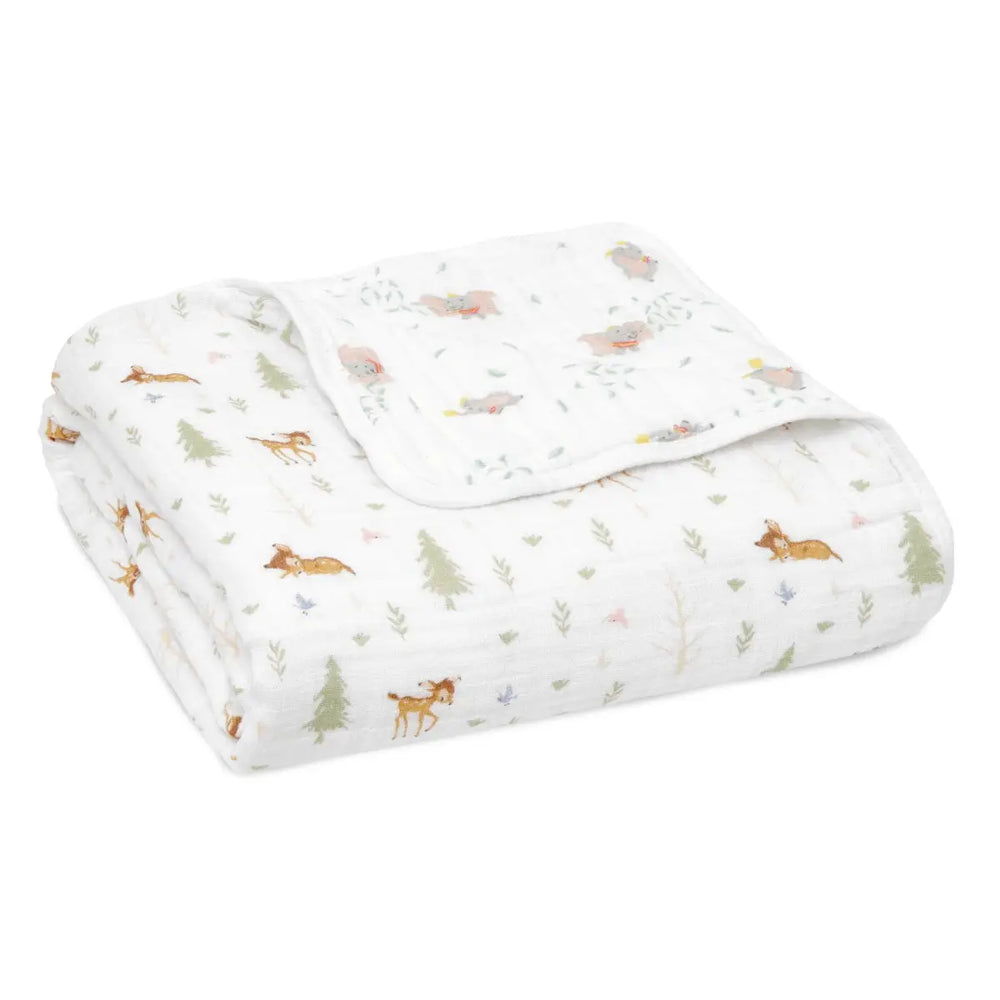 Aden + Anais Disney Baby Muslin Blanket 112x112cm - Bambi Forest
