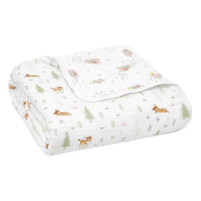 Aden + Anais Disney Baby Muslin Blanket 112x112cm - Bambi Forest