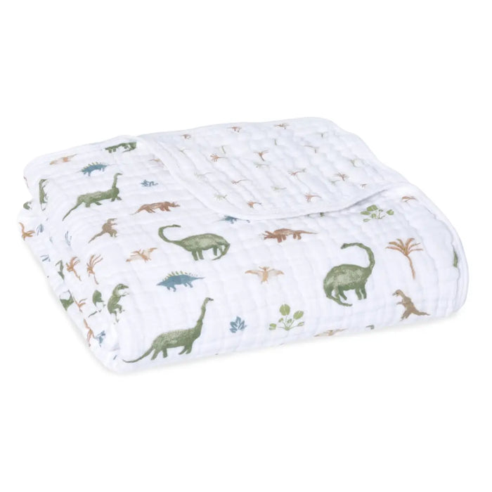 Aden + Anasis Muslin Blanket - Dino Jungle