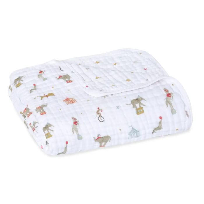 Aden + Anasis Muslin Blanket - Elephant Circus