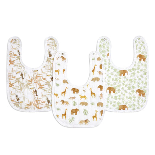 Aden + Anais Muslin Snap Bibs - Tanzania 3pck