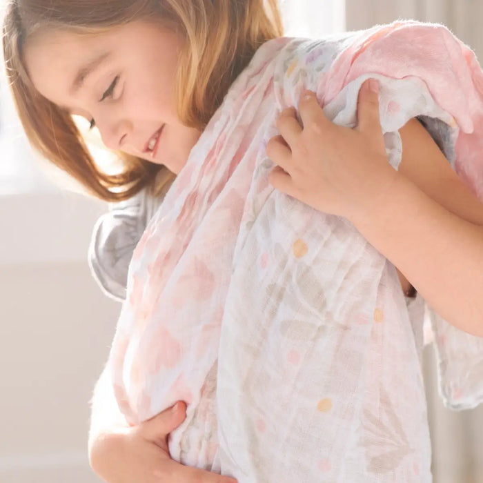 Aden + Anasis Muslin Swaddle Blanket 4pc - Piece of My Heart