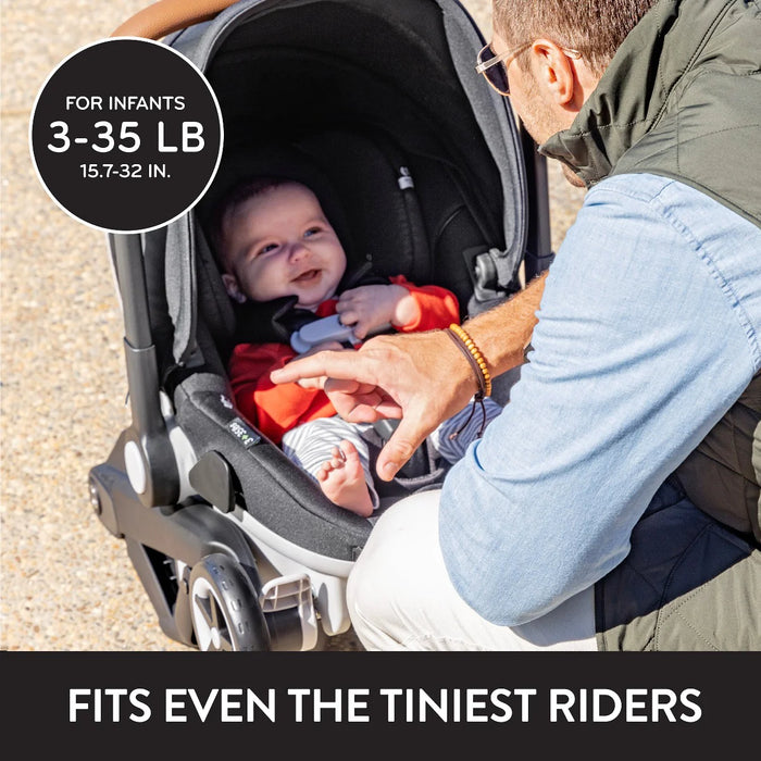 Evenflo Gold Shyft DualRide Infant Car Seat & Stroller Combo - Onyx Black