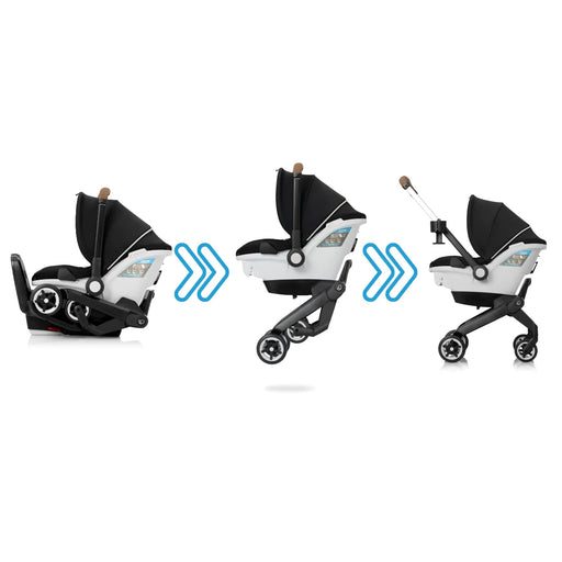 Evenflo Gold Shyft DualRide Infant Car Seat & Stroller Combo - Onyx Black