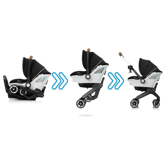 Evenflo Gold Shyft DualRide Infant Car Seat & Stroller Combo - Onyx Black