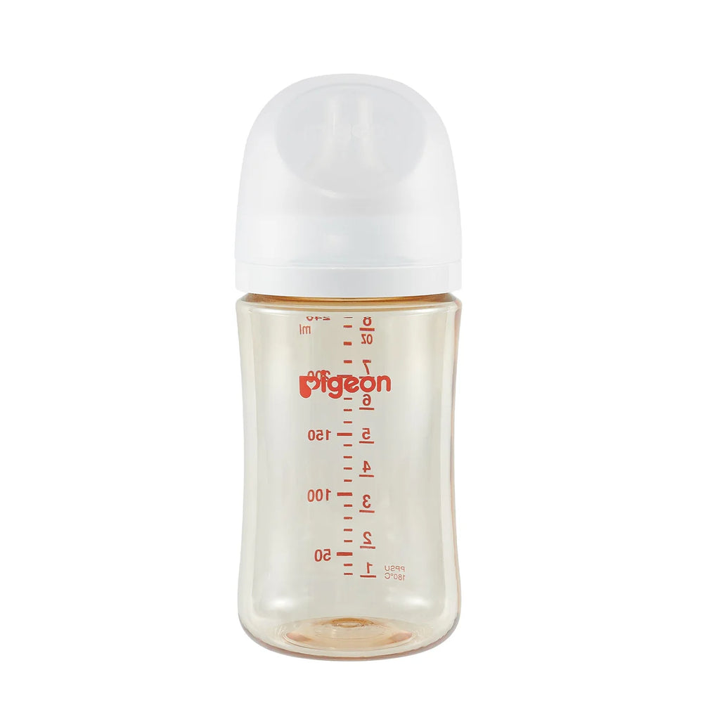 Pigeon PPSU Bottle 1pk w/ Nipple - 8oz/3M+
