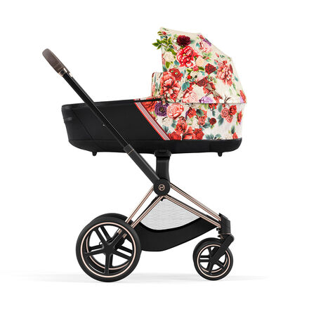 Cybex Priam4 - Rose Gold+Spring Blossom Light Seat+Cot