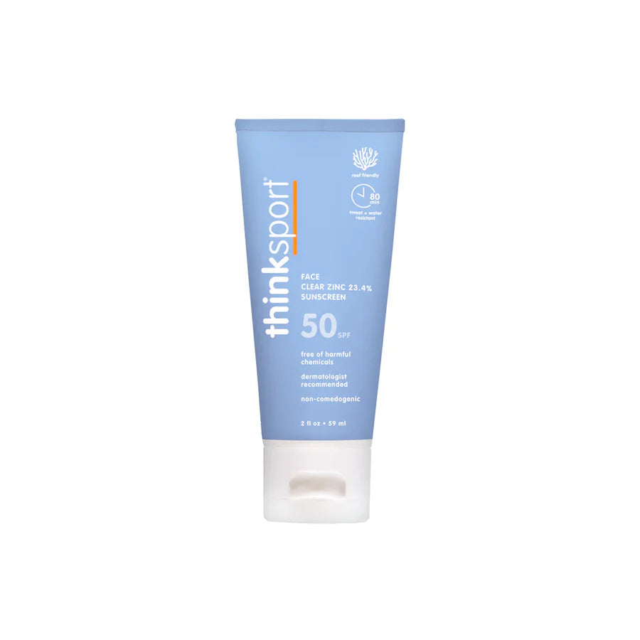 Thinksport Clear Zinc Active Face Lotion spf50 59ml