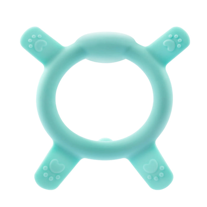 Pigeon Bear Silicone Teether for Sipping - Green